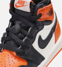 Air Jordan 1 Retro High OG Shattered Backboard Infant Toddler Lifestyle Shoe - Black/Black/Sail/Starfish