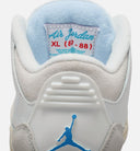 Air Jordan 3 Retro Lucky Shorts Grade School Lifestyle Shoe - Summit White/Hydrogen Blue/Legend Blue
