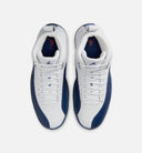 Air Jordan 12 Retro French Blue Mens Lifestyle Shoe - White/French Blue/Metallic Silver/Varsity Red