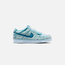 Dunk Low Abominable Snowman Grade School Lifestyle Shoe - Green Abyss/White/Celestine Blue