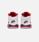 Air Jordan 5 Retro Fire Red Infant Toddler Lifestyle Shoe - Fire Red/White