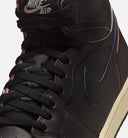 Air Jordan 1 Retro High OG Black and Muslin Mens Lifestyle Shoe - Black/Black/Muslin