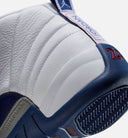 Air Jordan 12 Retro French Blue Mens Lifestyle Shoe - White/French Blue/Metallic Silver/Varsity Red