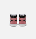 Air Jordan 1 Mid Mens Lifestyle Shoe - White/Rust Pink/Black